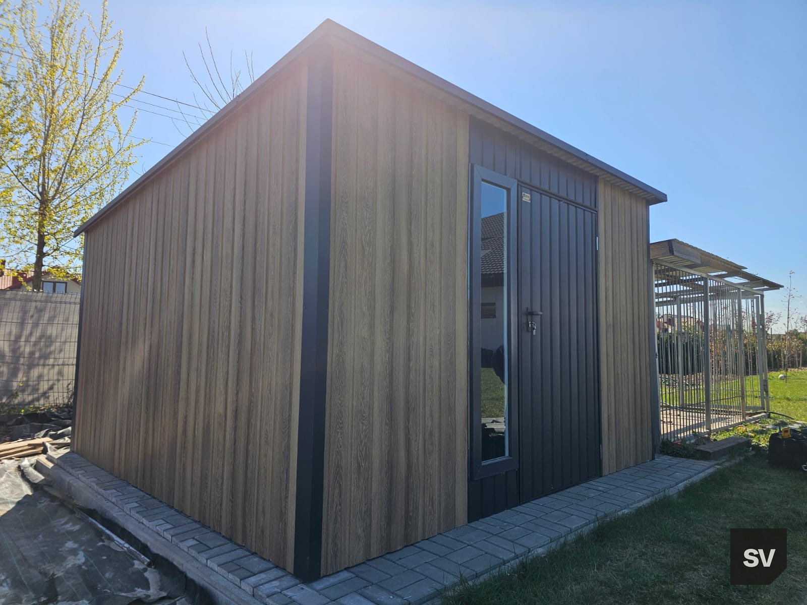 Domek ogrodowy ze stali — realizacja StalVibe
